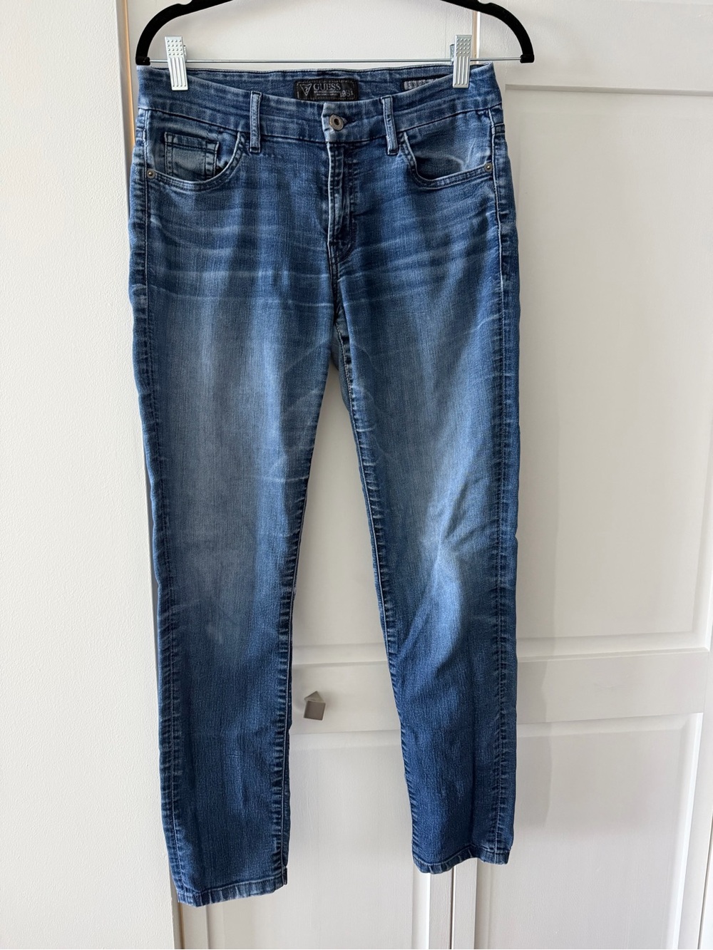Guess Curvy Sophia Skinny High Rise Vintage Wash Jeans 29